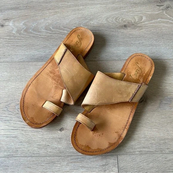 Free People Sant Antoni Slides Sandals Sz 6.5 - Picture 3 of 9
